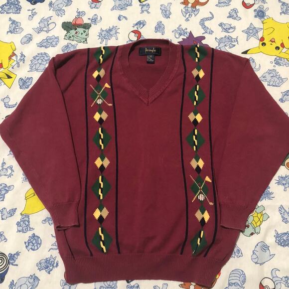 Vintage 90s Pringle Golf Sweater - Picture 1 of 3
